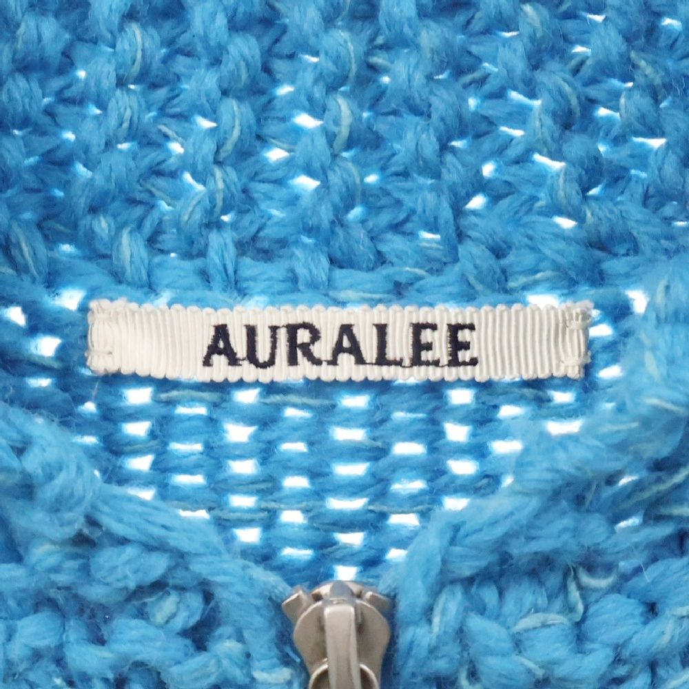 AURALEE (オーラリー) SILK WOOL HAND KNIT COWICHAN シルク