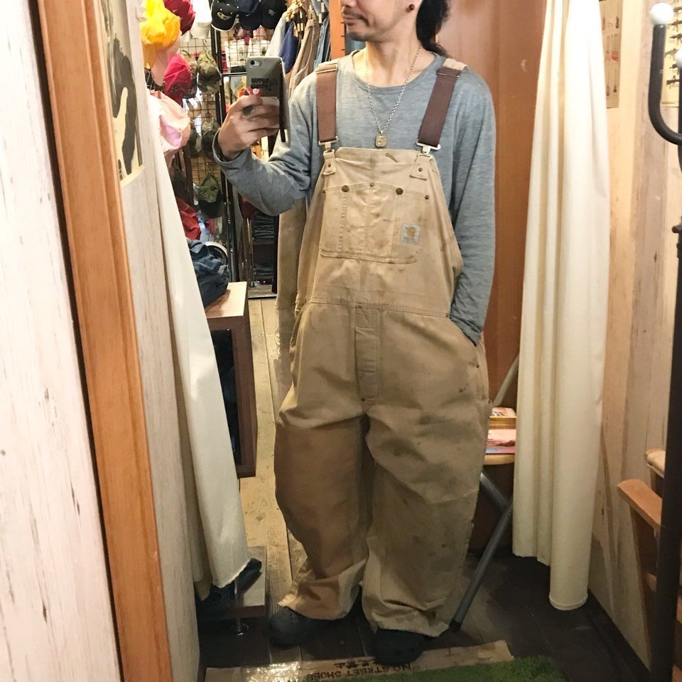 carhartt カーハート オーバーオール w48 古着 (1115) - メルカリ