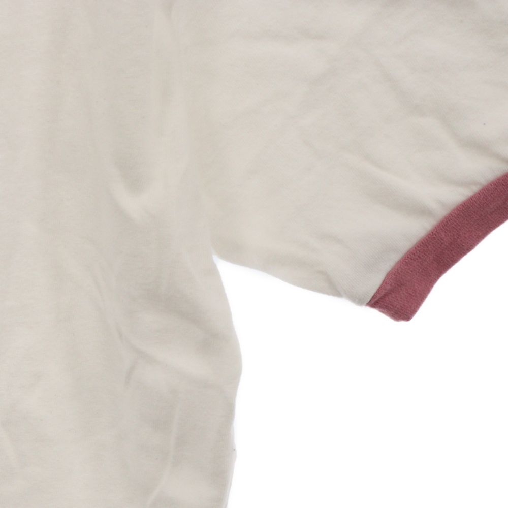 KAPITAL キャピタル SURFプリント 七分丈カットソー Tシャツ 白 KAPITAL キャピタル SURFプリント 七分丈カットソー Tシャツ 白