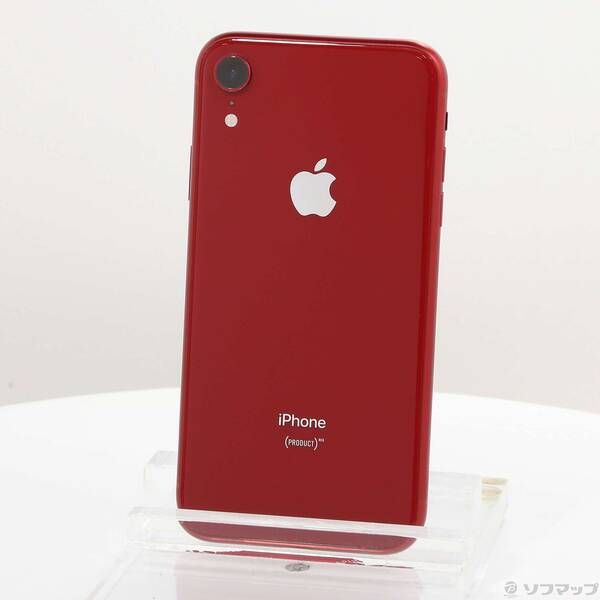 低価 〔中古品〕 iPhoneXR 64GB プロダクトレッド MT062J／A SIMフリー【262】 スマートフォン本体