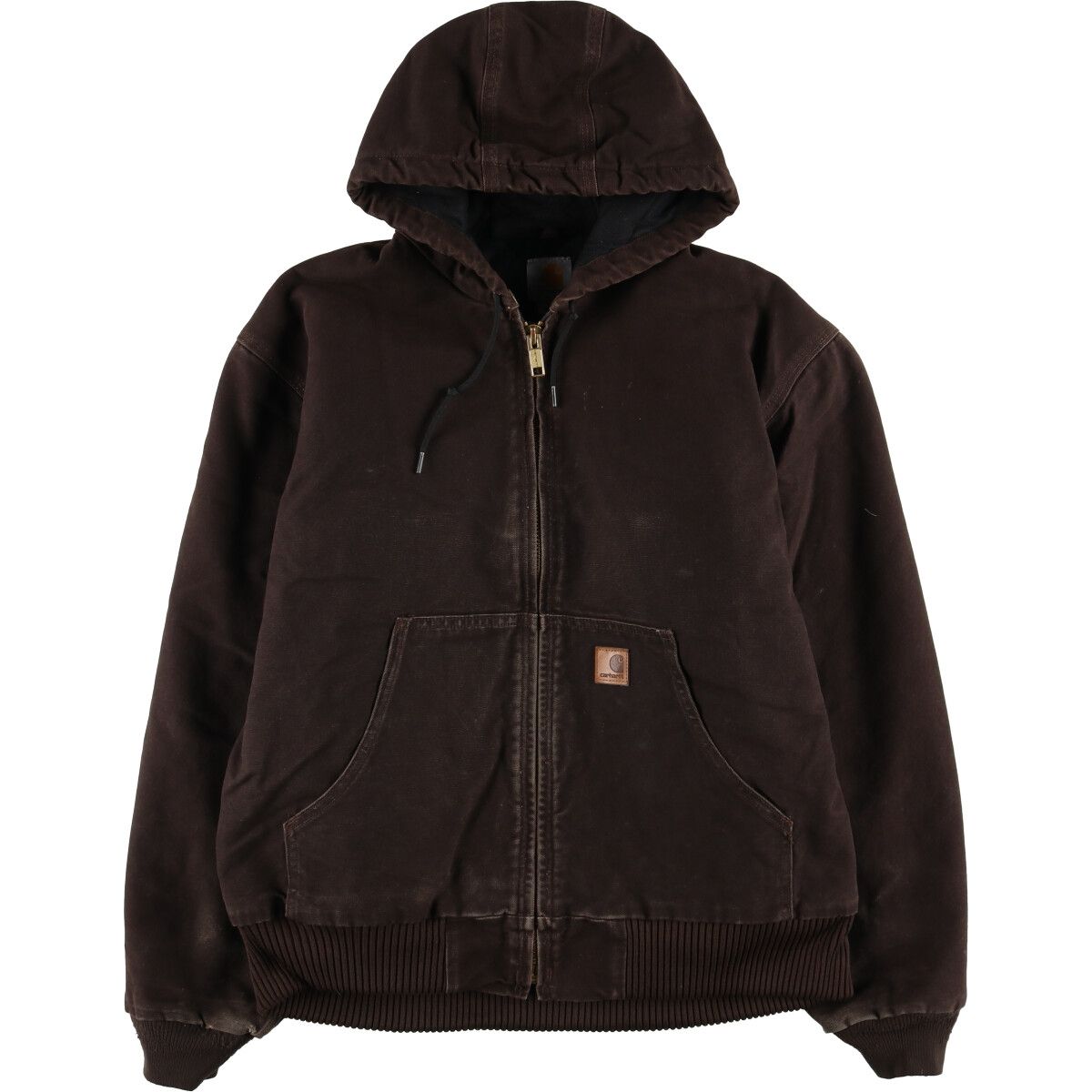 古着 カーハート Carhartt アクティブジャケット ダックフルジップパーカー メンズL相当/eaa505070
