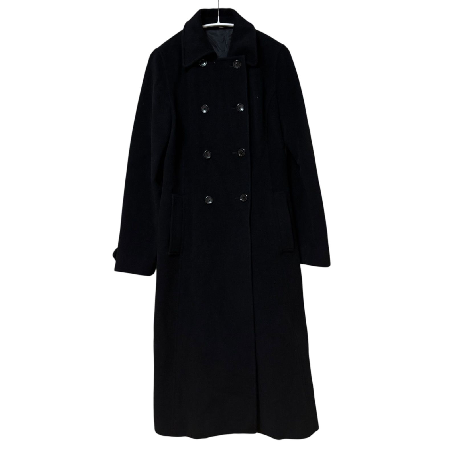RE242 COMME ÇA DU MODE コムサデモード ロングコート ブラック ウール