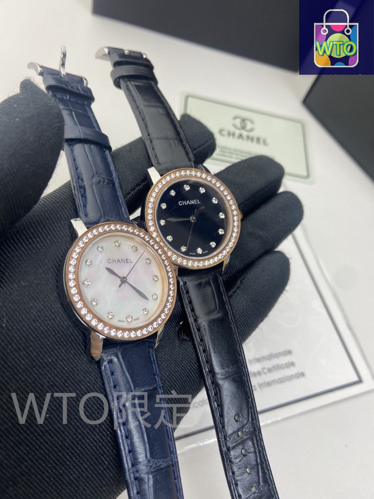 tendance 腕時計 スワロフスキー　CHANEL 今日特価】Chanel シャネル ベゼルに手作業でスワロフスキー