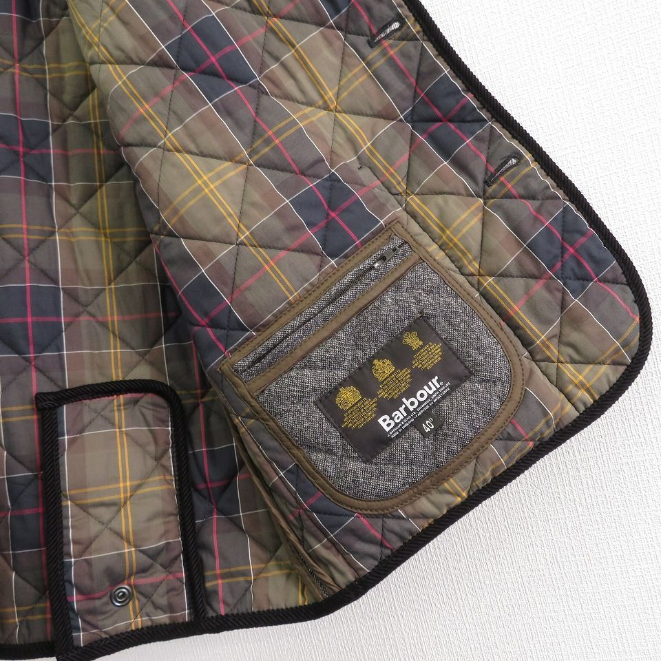 Barbour バブアー キルティングジャケット コート 刺繍 ロゴボタン