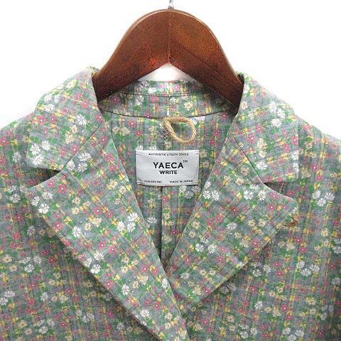 ヤエカ YAECA WRITE マリア チェック リバティ ロング コート MARIA  
