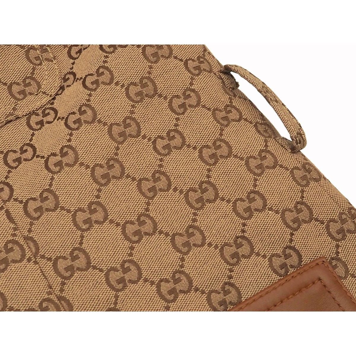 中古】GUCCI グッチ GGキャンバス ジャケット ウェブストライプ ベルト