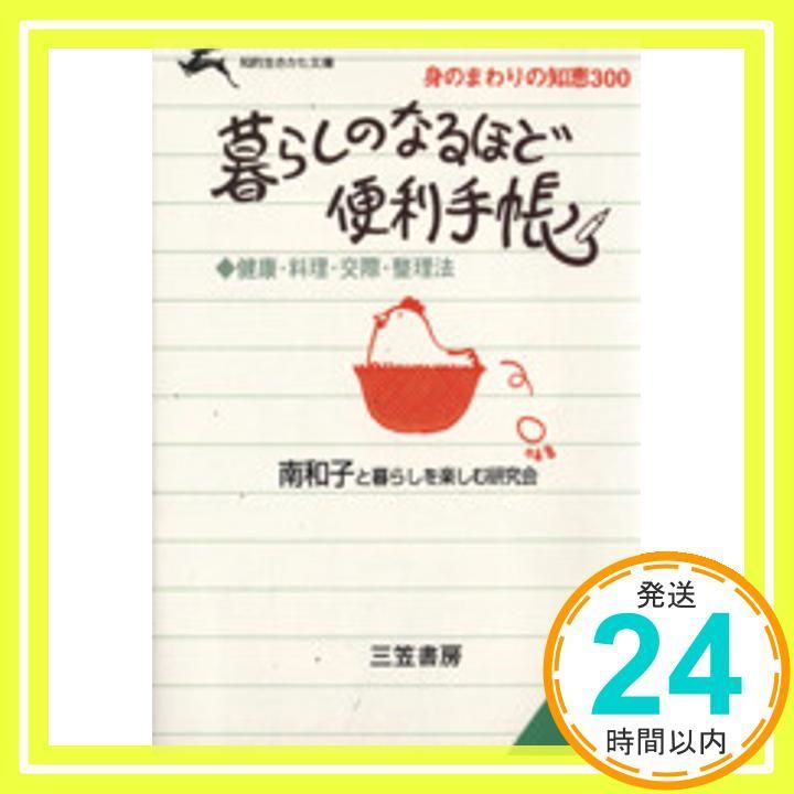 暮らしのなるほど便利手帳 知的生きかた文庫 み 6-3 Jul 10 1995 南 和子 暮しを楽しむ研究会_03