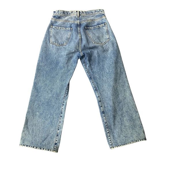 ストレートデニム コントラストポケット