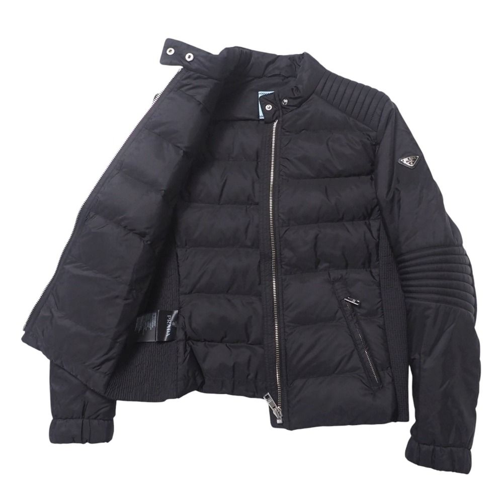PRADA プラダ ダウンジャケット サイズ42 トライアングルロゴ PRADA プラダ ダウンジャケット サイズ42 トライアングルロゴ