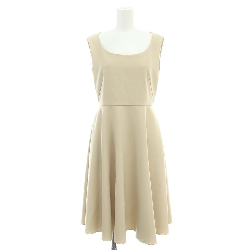 フォクシーニューヨーク FOXEY NEW YORK ノースリーブフレアワンピース 