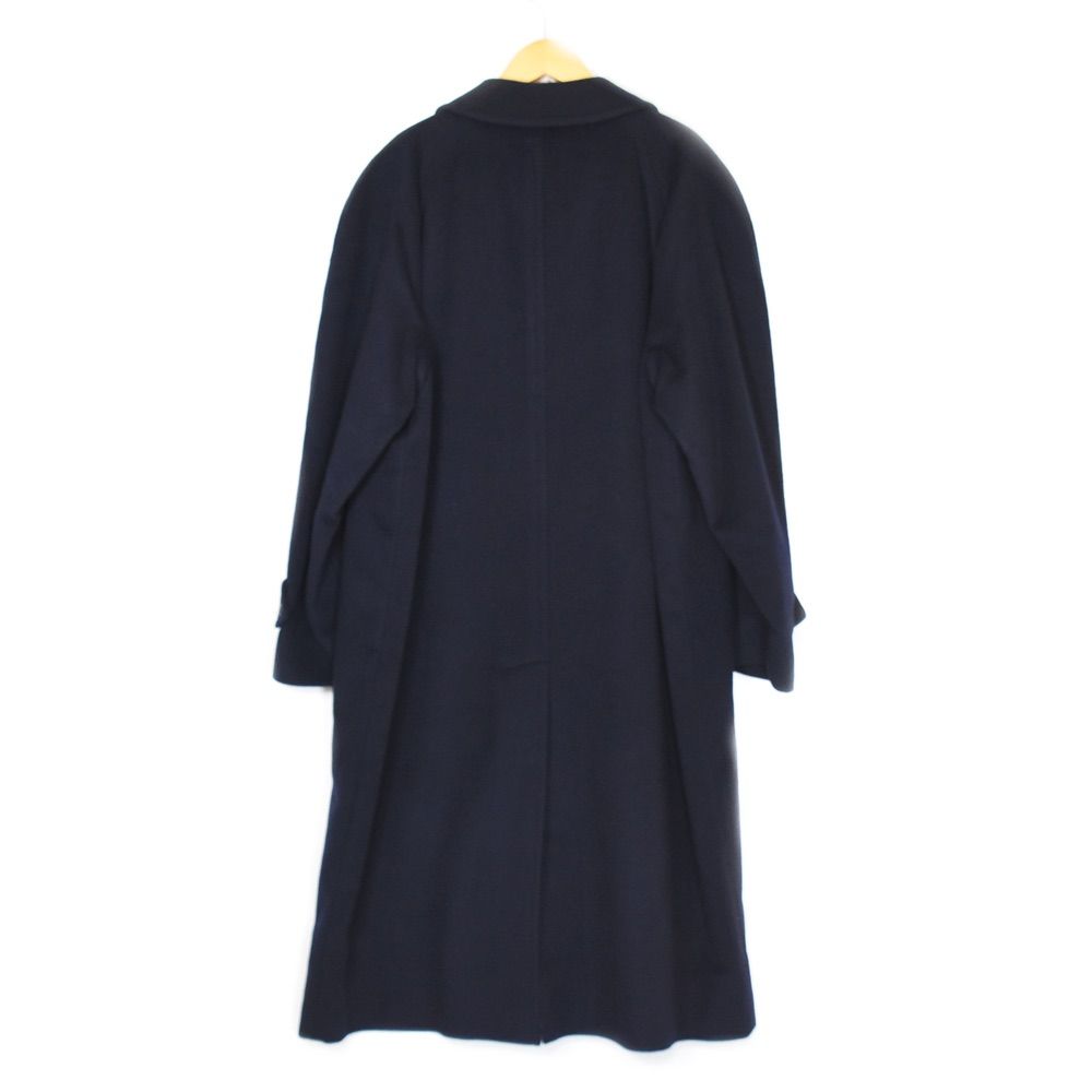 バーバリーズ ウールカシミヤ バルマカーンコート ロング丈 ネイビー M相当 バーバリーズ ウールカシミヤ バルマカーンコート ロング丈
