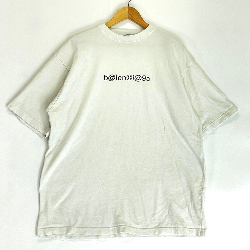 BALENCIAGA バレンシアガ ホワイト symbolicロゴ 半袖Tシャツ S