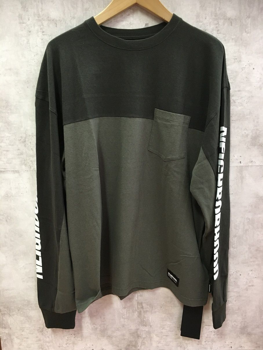 NEIGHBORHOOD BICOLOR CREWNECK LS 232UNNH-CSM04 ネイバーフッド バイ ...