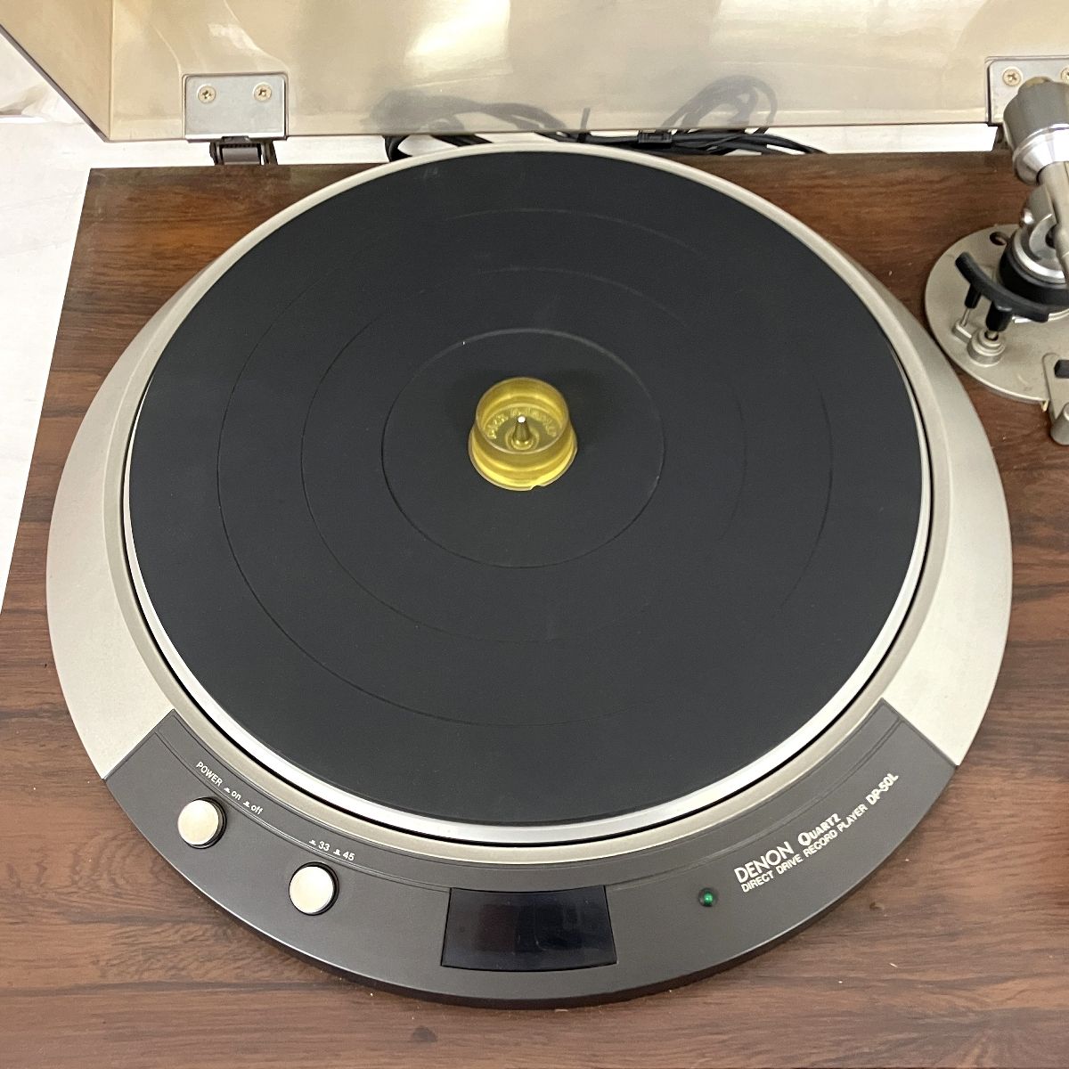 DENON デノン ターンテーブル DP-50L クォーツロック ダイレクトドライブ レコードプレーヤー オーディオ機器 音響機材 中古  T8784030 - メルカリ