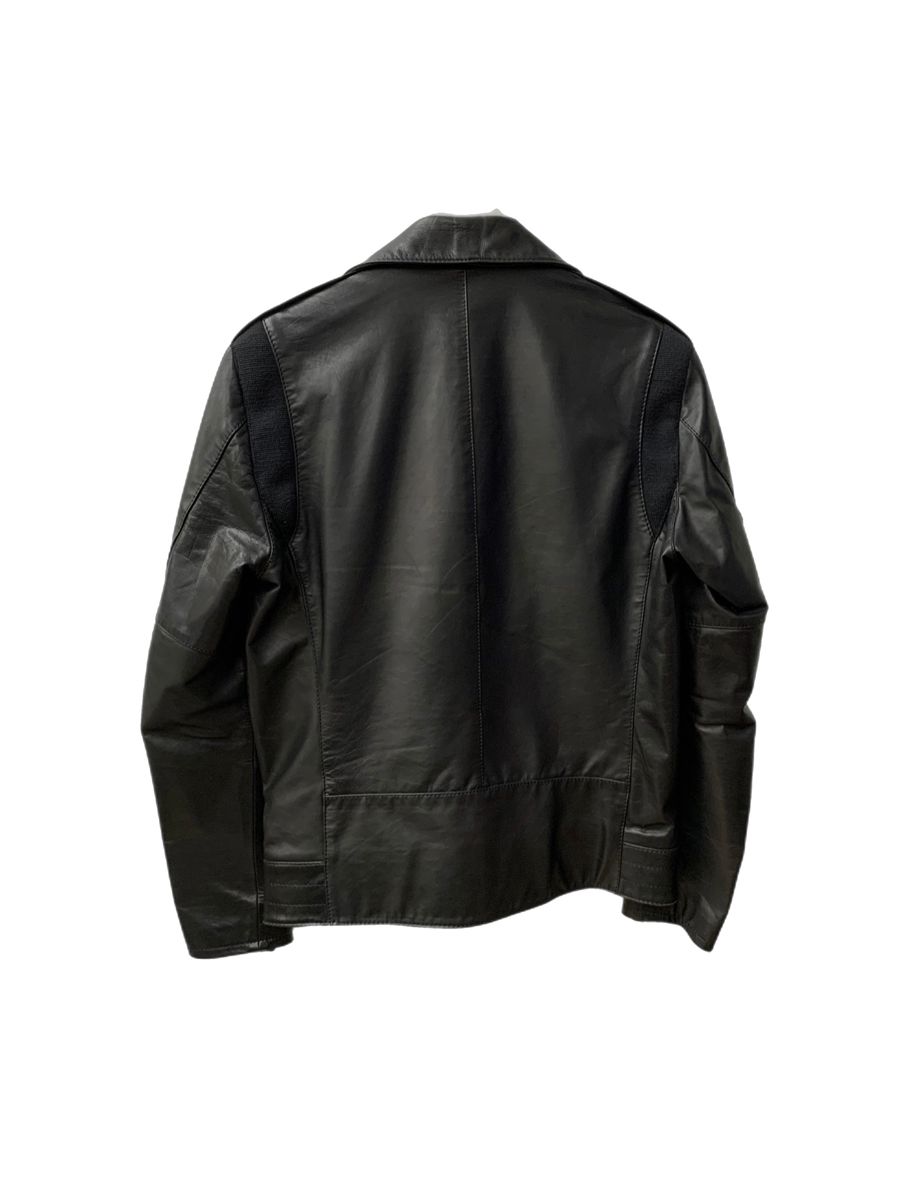 BLUE WORK TOMORROWLAND ライダース レザージャケット 黒 TOMORROWLAND トゥモローランド ブルーワーク 革ジャン 黒