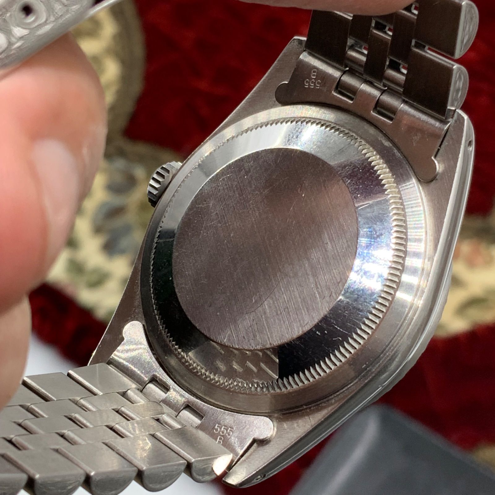 ロレックス ROLEX 16220 デイトジャスト ピンクローマン X番 - メルカリ