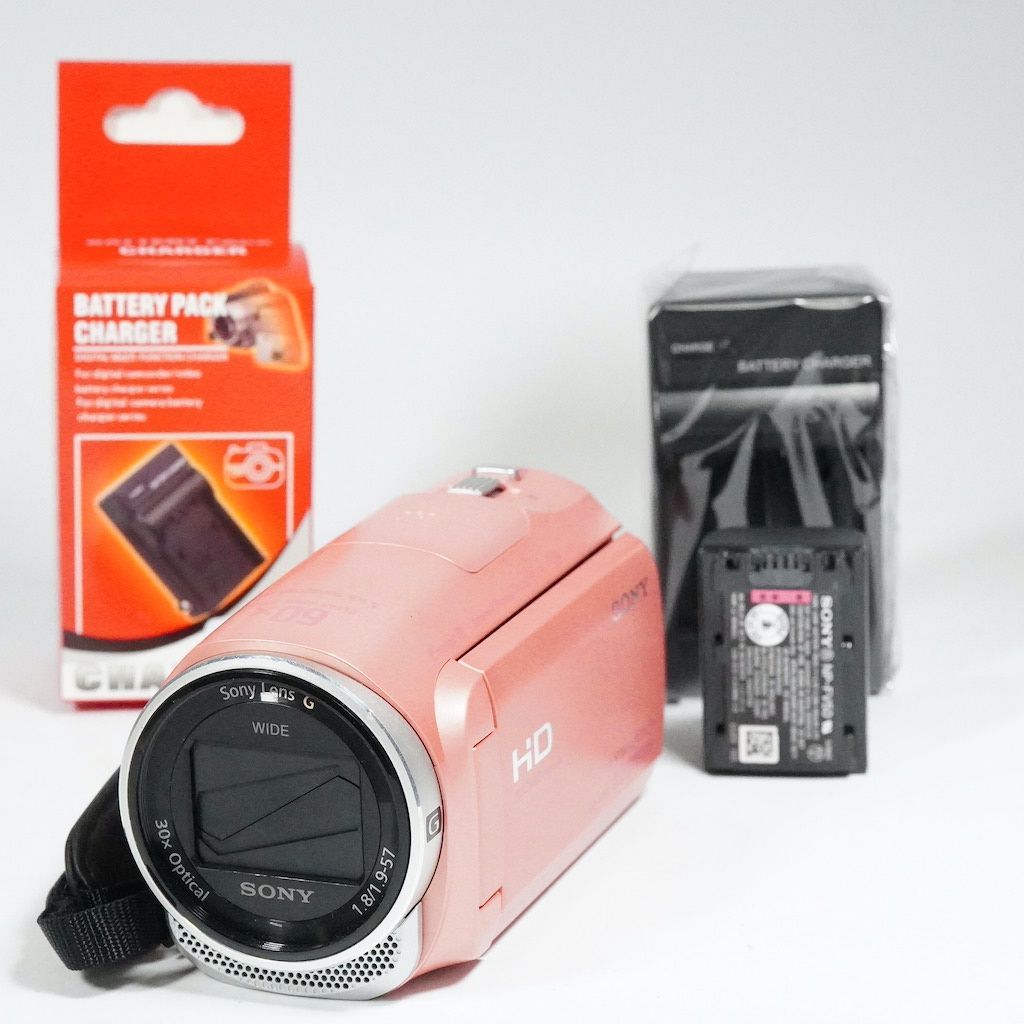 収納ケース付きビデオカメラ SONY HDRーCX670ピンク SONY ソニー HDR