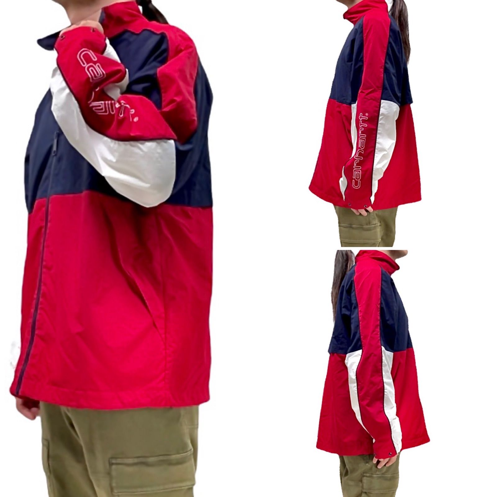 carhartt wip カーハート WIP 袖 スリーブ ロゴ スタンドカラー 裏