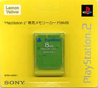 SONY PS2 Playstation 2 専用メモリーカード (8MB) レモン