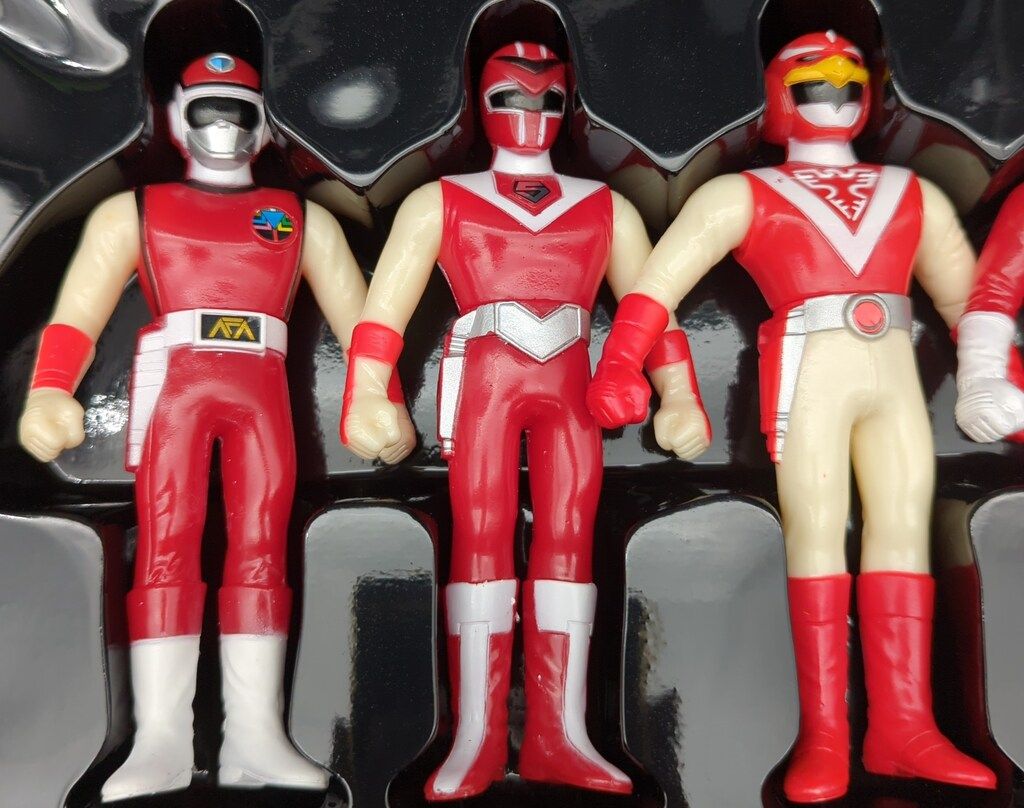 ソフビ7体セット スーパー戦隊シリーズ