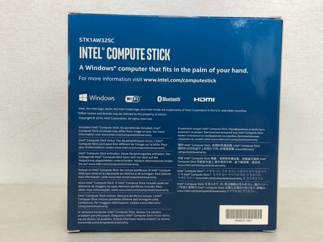 インテル スティック型コンピューター Compute Stick STK1AW32SC P3392-008 162