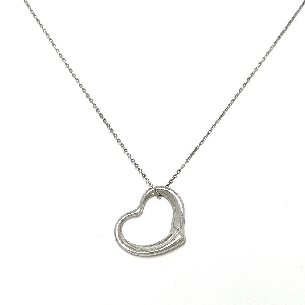 Tiffany&Co. ティファニー オープンハート ネックレス SV925 22mm