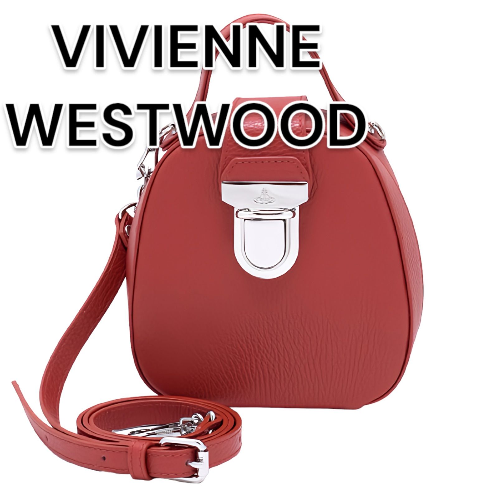 Vivienne Westwood ショルダーバッグ 43030051 40519 H402 RED Vivienne Westwood ショルダーバッグ 43030051 40519 H402 RED