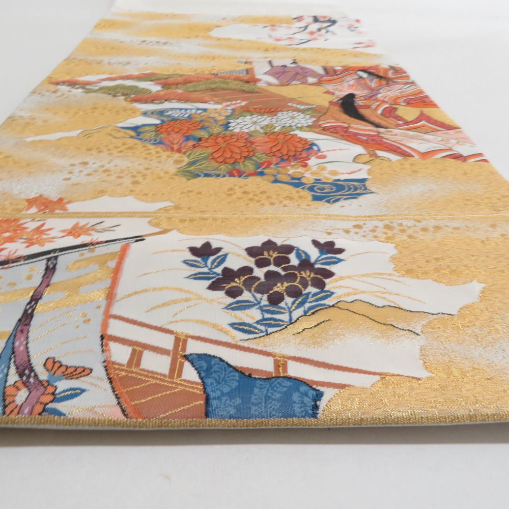 正絹 六通 金糸 銀糸 礼装 フォーマル 成人式 袋帯 10点 まとめ 7071