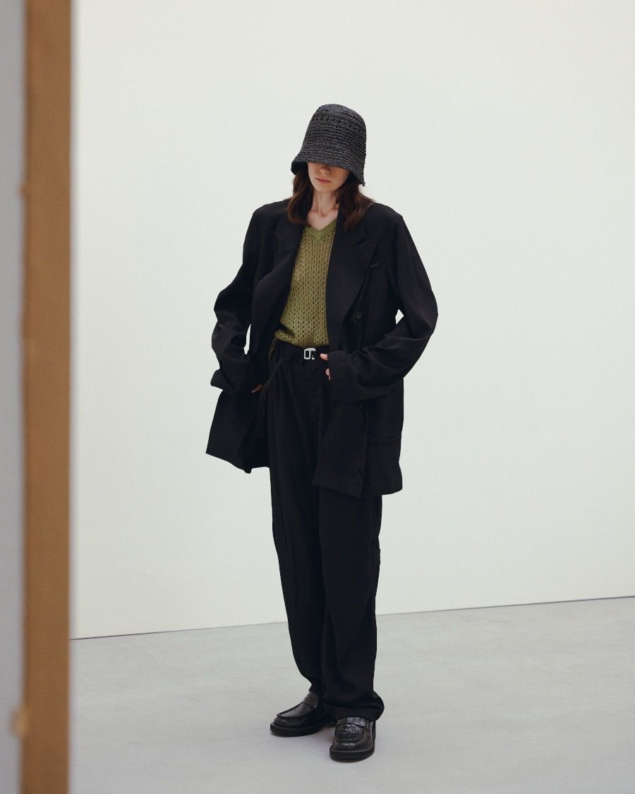 JIEDA ジエダ 24SS KNIT VEST メッシュニットベスト