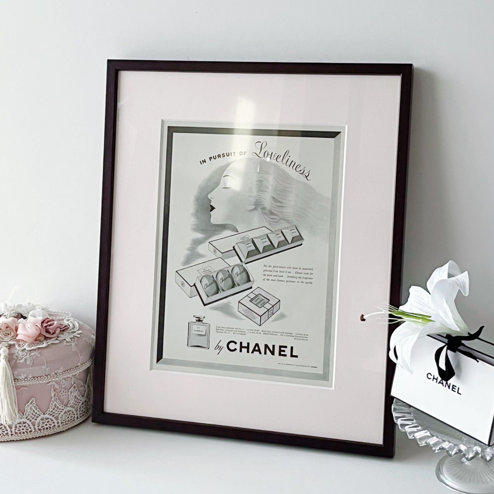 1942 広告＞ CHANEL シャネル ポスター ヴィンテージ アート