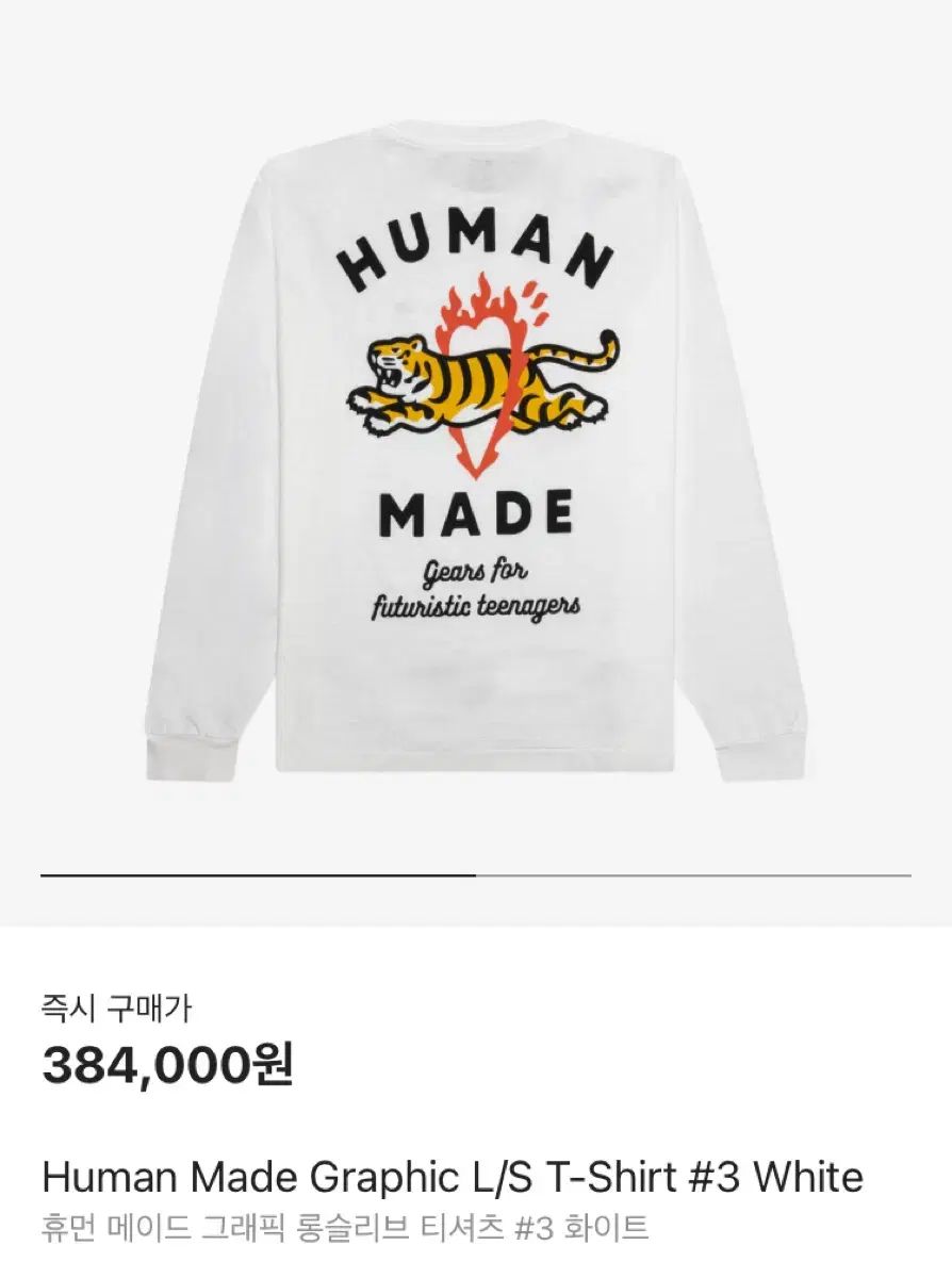 HUMAN MADE 虎プリント タイガー ロンT S ヒューマンメイド HUMAN