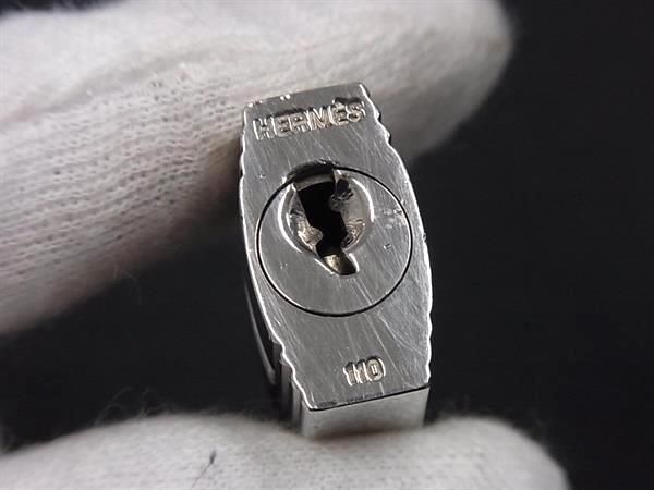 □美品□ HERMES エルメス カデナ 南京錠 パドロック 110 鍵 キー