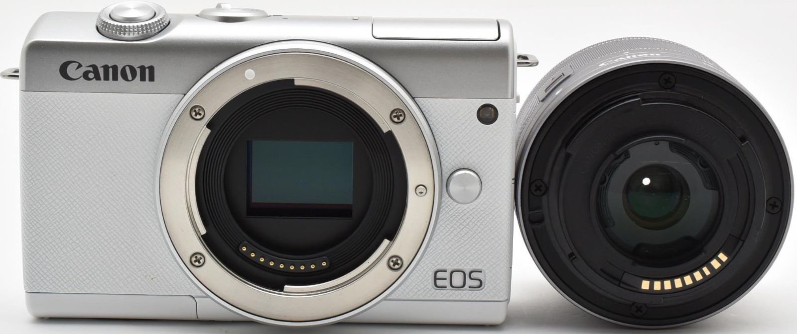 キヤノン ミラーレス一眼 CANON EOS M200 レンズキット ホワイト