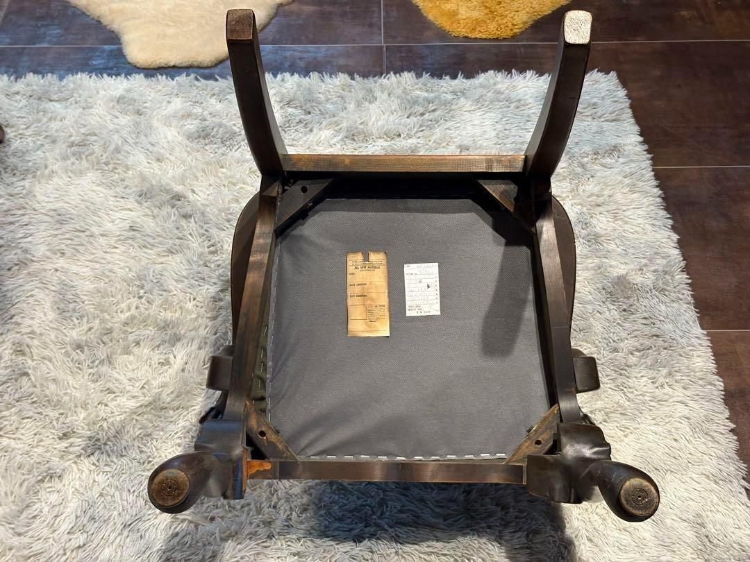 USビンテージ アームチェア 猫脚 クラシカル アメリカン ブルックリン