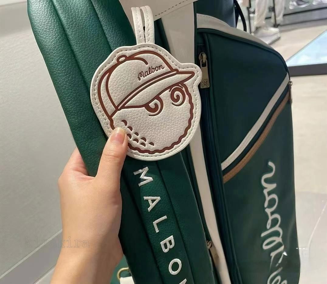 超人気☆Malbon Golf マルボン ゴルフ キャディバッグ ホワイト