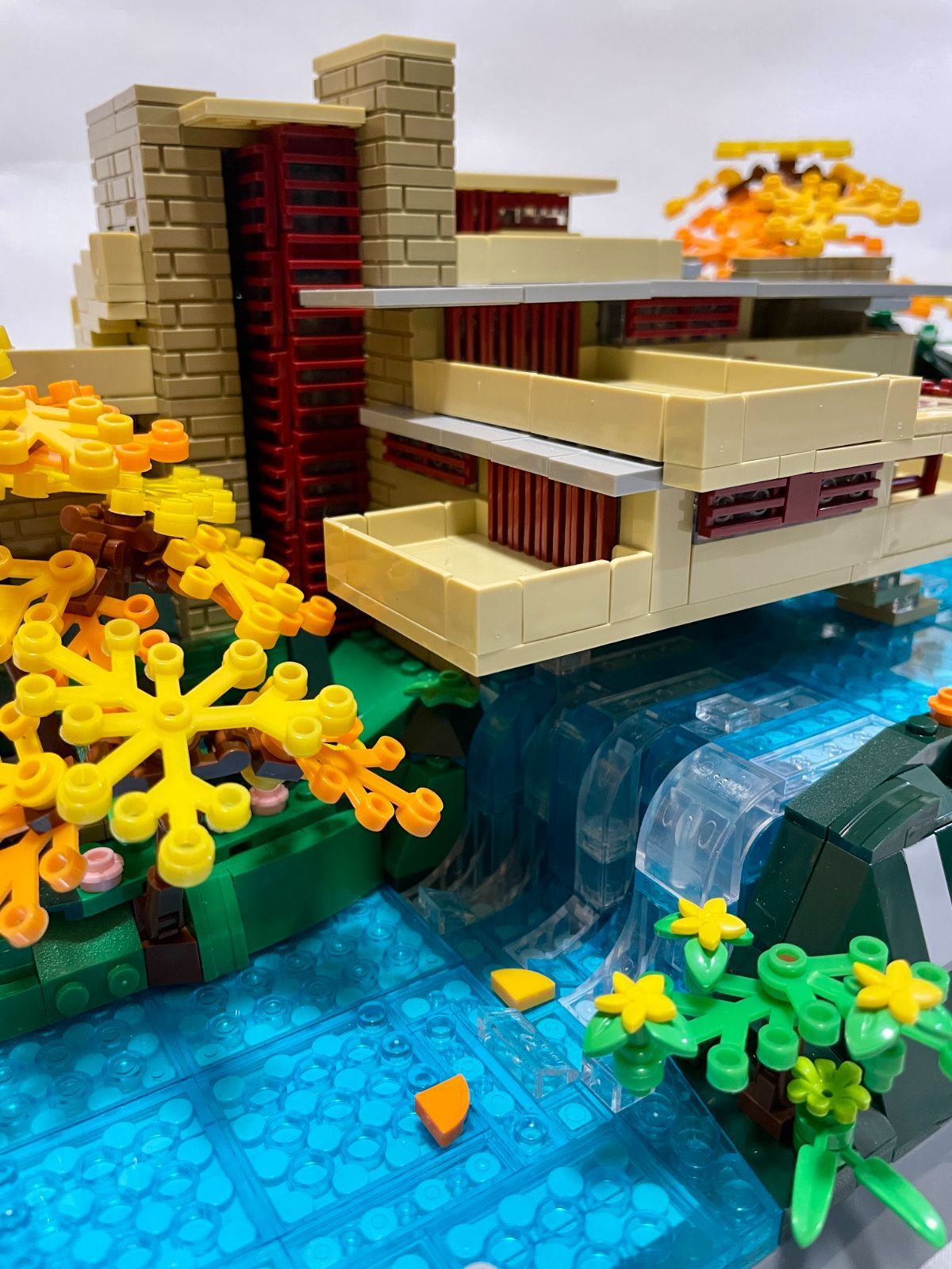 建築ブロック【落水荘】 フランク・ロイド・ライト Fallingwater