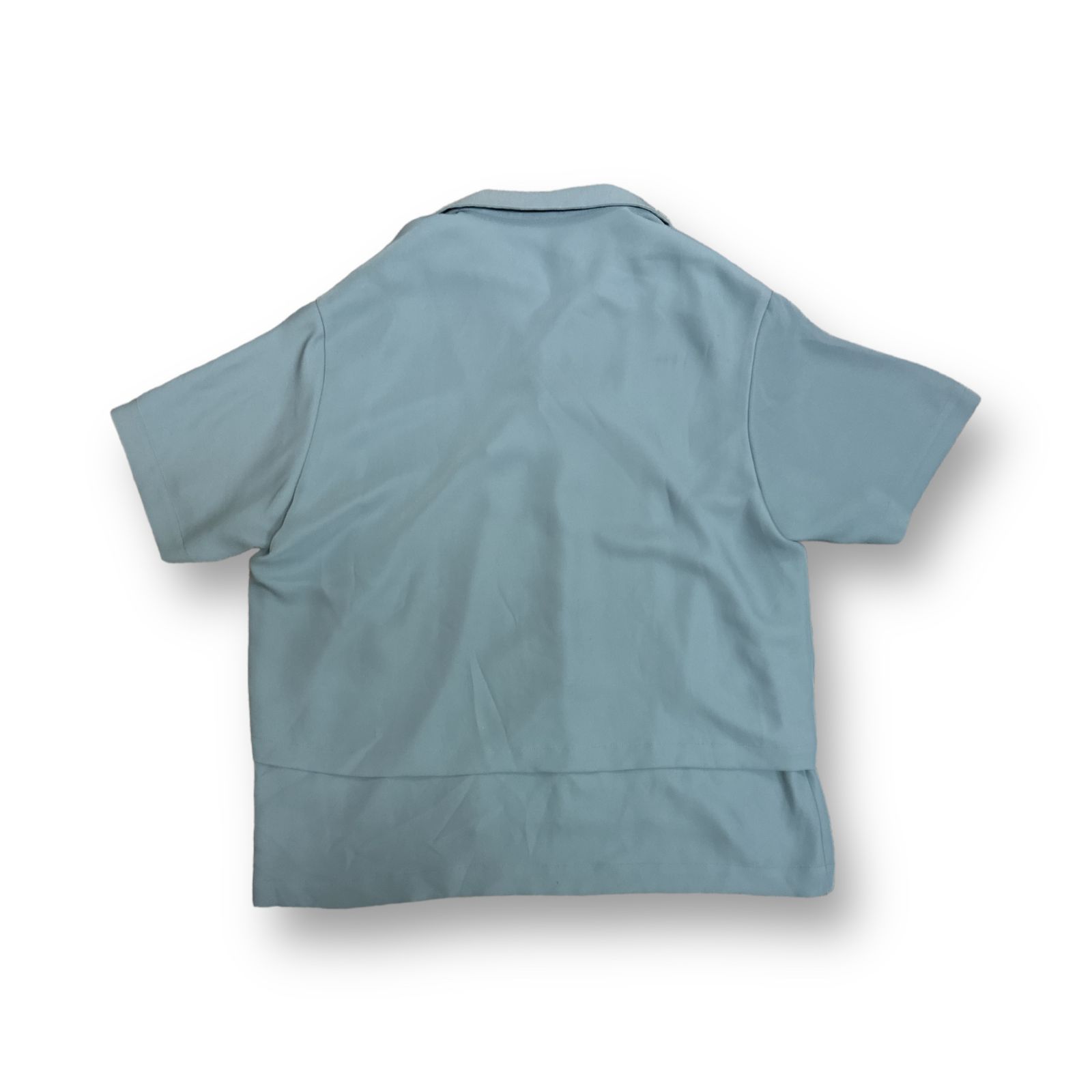 定価27500円 CULLNI 21SS フラップオープンカラーシャツ