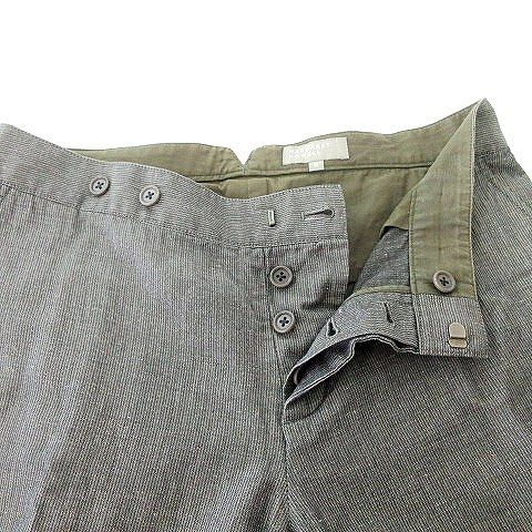 美品 MARGARET HOWELL パンツ スラックス コットン 麻 リネン MARGARET HOWELL - MARGARET HOWELL☆コットンリネンパンツの