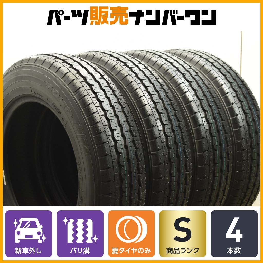 製 新車外し品 トーヨー H11 155 80R14 LT 4本セット プロボックス サクシード ADバン バリ溝 サマータイヤ 交換用