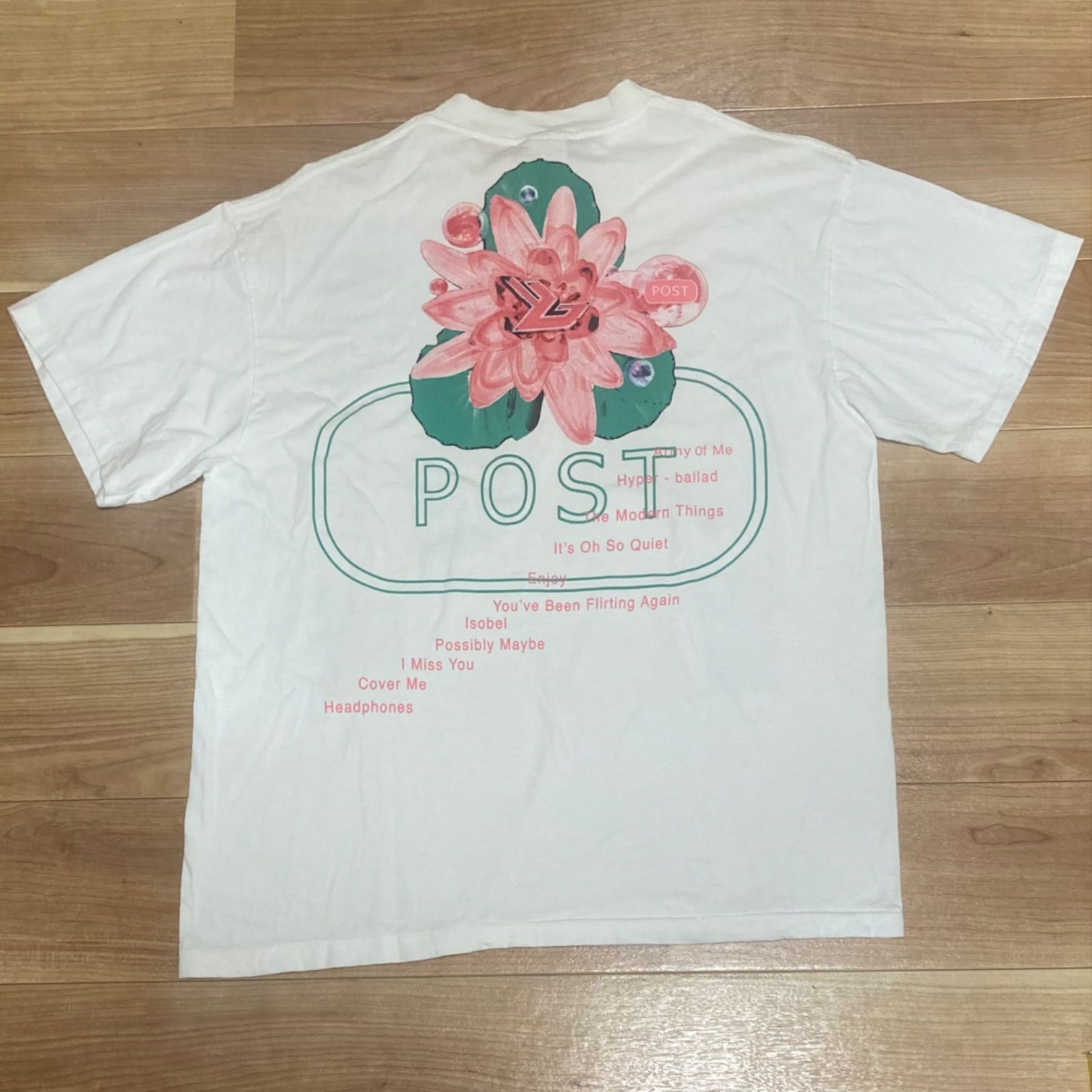 Bjork Post tee /ビョーク ポスト Tシャツ　未着用 XL ビョーク 1995 POST ポスト Bjork あいみょん Tシャツ - メルカリ
