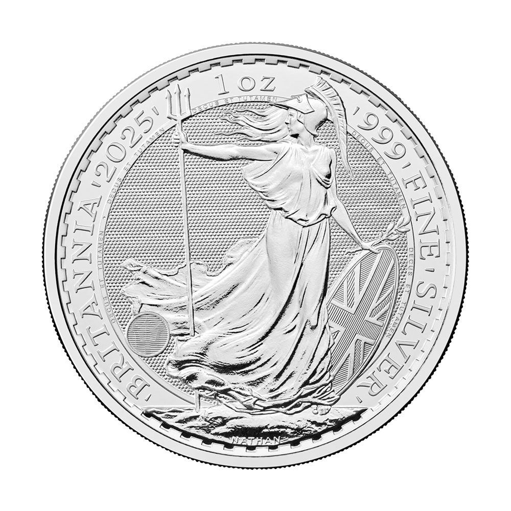 イギリス 2025 チャールズ3世 ブリタニア 2ポンド 1オンス 銀貨