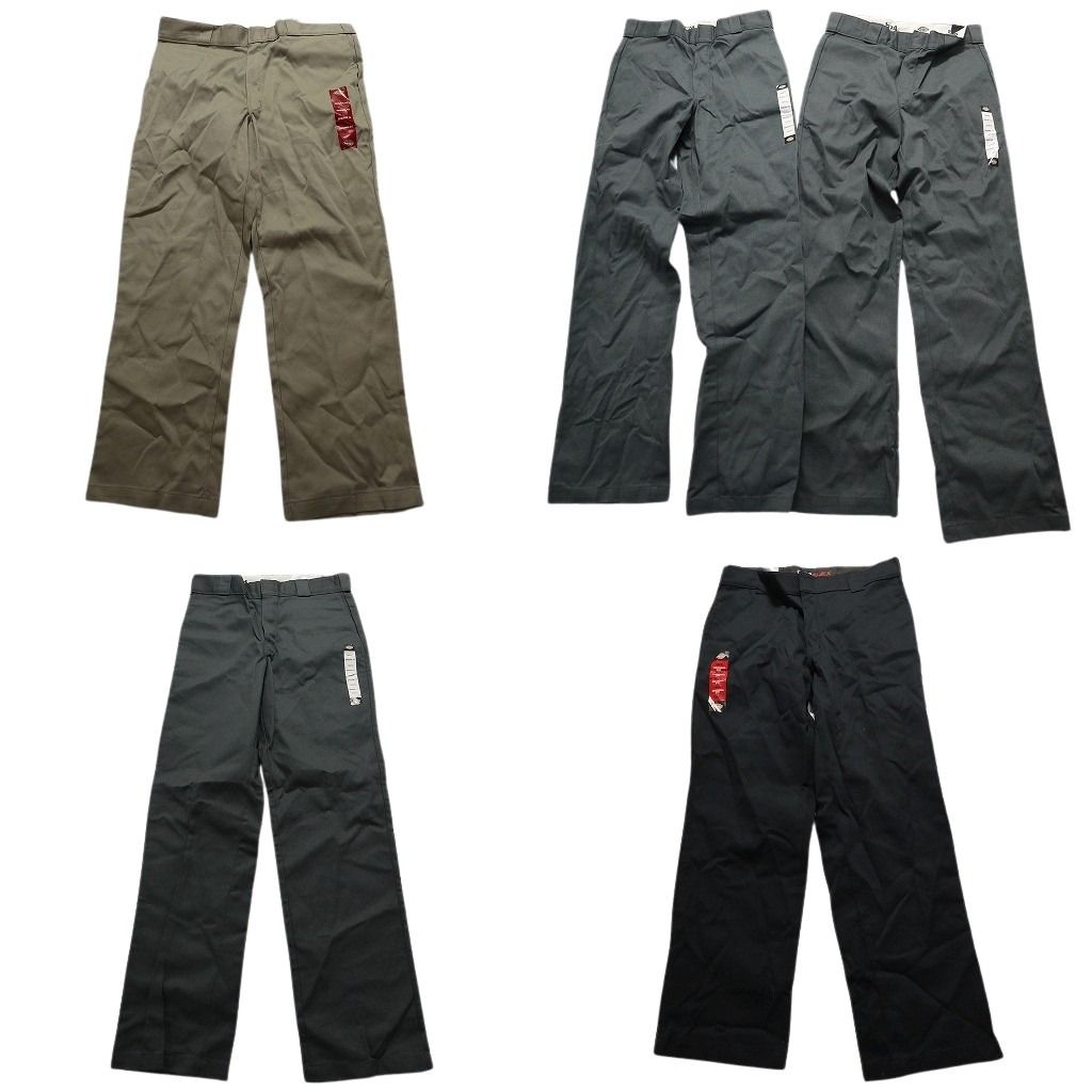 古着卸 ディッキーズ Dickies 874 ワーク パンツ 5枚セット メンズ W36 |W30 ブラック 古着 NA2096