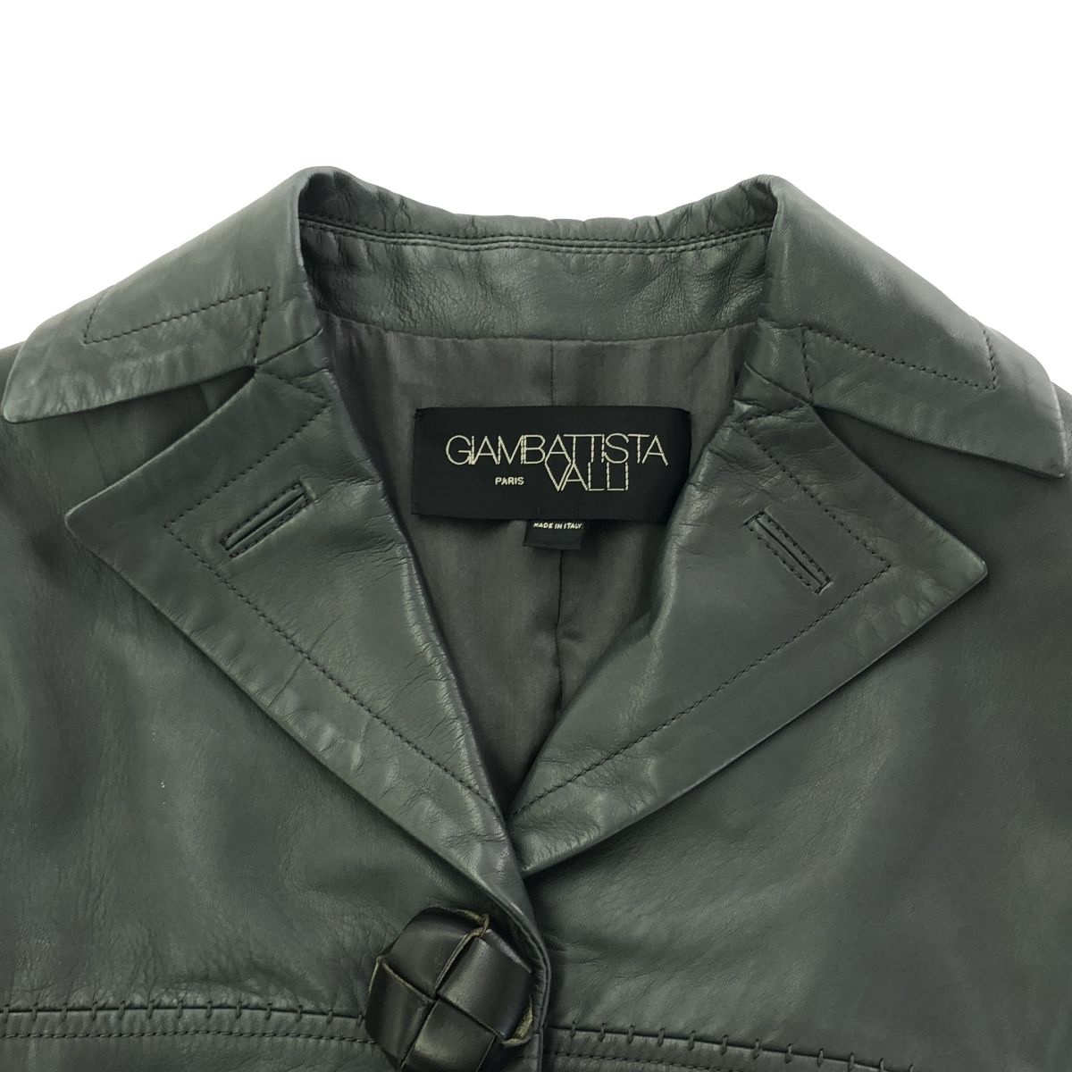 Giambattista Valli ジャケット グレー系 GIAMBATTISTA VALLI ジャンバティスタ ヴァリ クロップドビッ