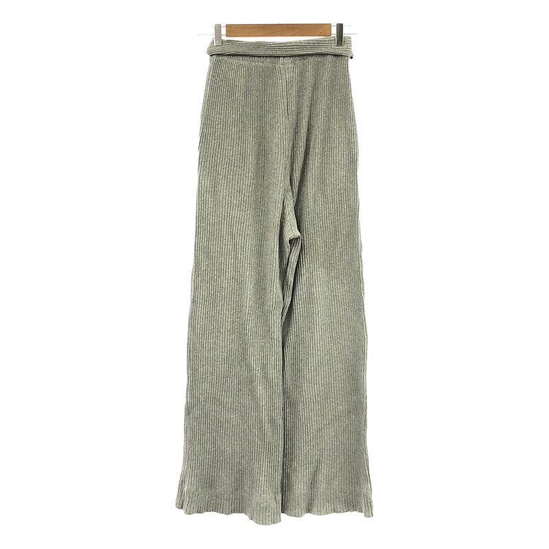 美品baserange/LHASA PANTS  ベースレンジ　リブパンツ BASErange / ベースレンジ | LHASA PANTS リブ スウェット