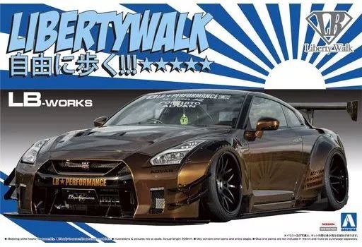中古】プラモデル 1/24 LBワークス R35 GT-R type 2 Ver.1 「リバティ