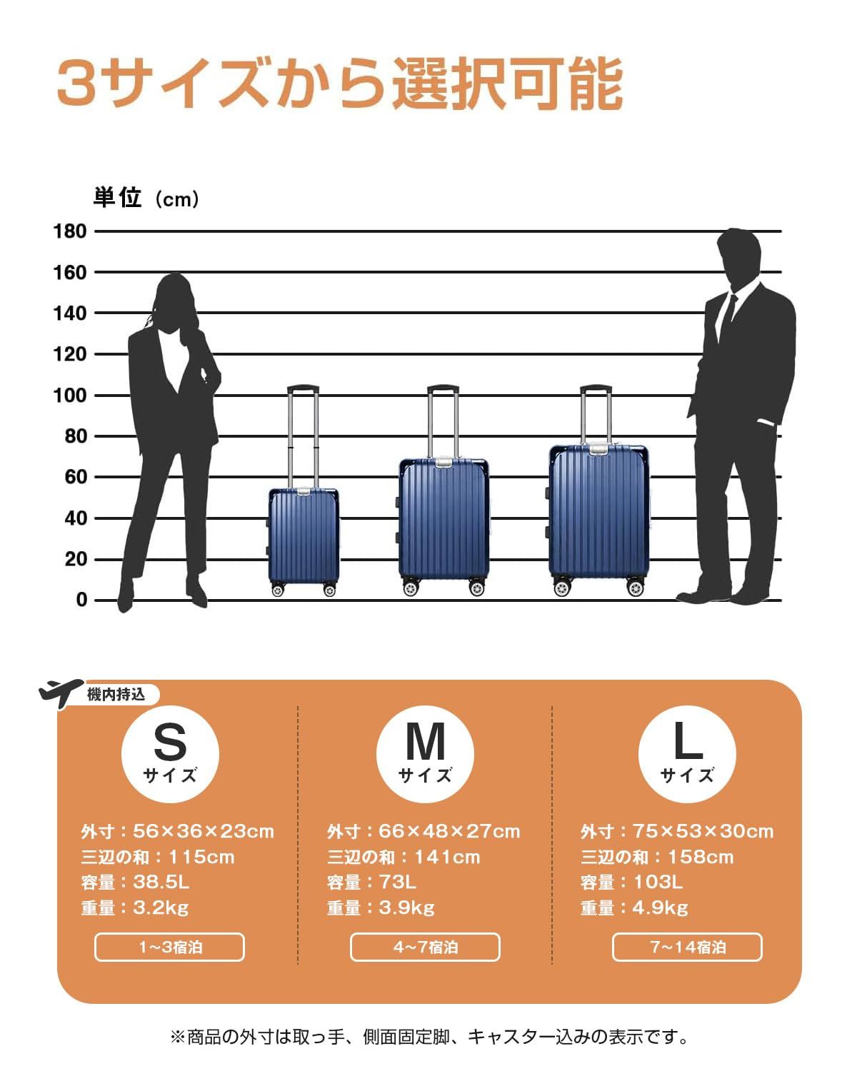 スーツケース キャリーケース