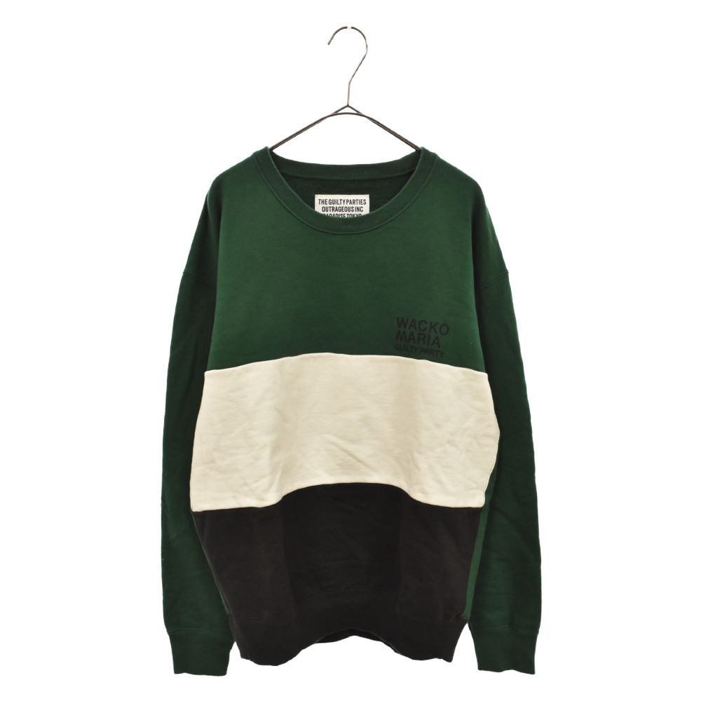 WACKO MARIA (ワコマリア) THREE TONE WASHED CREW NECK SWEAT SHIRT 3 