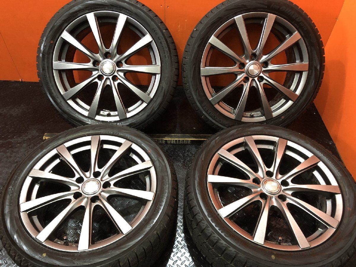 ロンシャンホイールタイヤセット14インチ pcd114.3 直接引取可 楽天