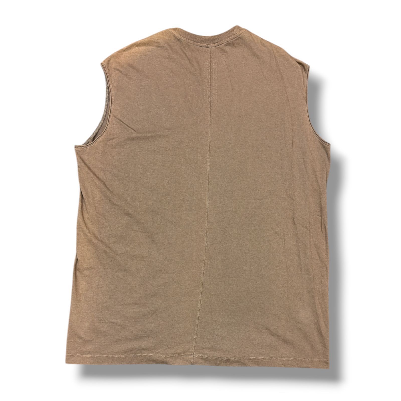正規 Rick Owens 21AW Tarp Tank Top タンクトップ ノースリーブ リックオウエンス RU02A5160-JA ダスト XS 99691A9
