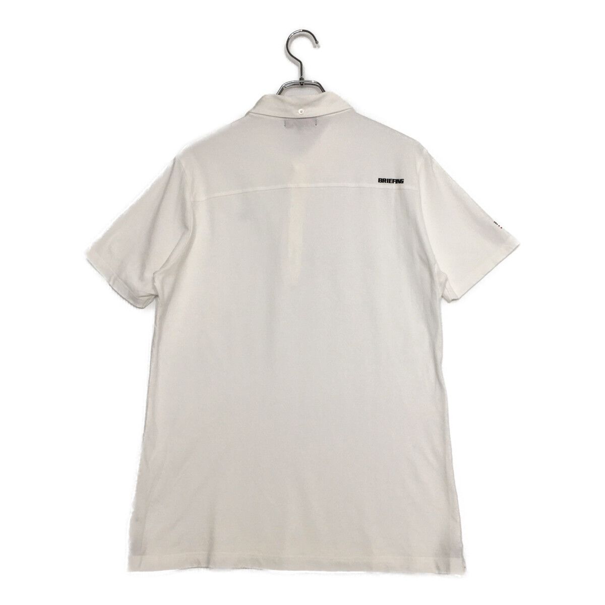 メンズ ブリーフィング BRIEFING 半袖ポロシャツ L 白 ホワイト シンプル WWW_SUPERTOOLSSHOP_NL